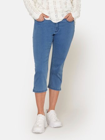 JENSEN - Jane Capri Jeans - Lys Blå - Curvy Fit