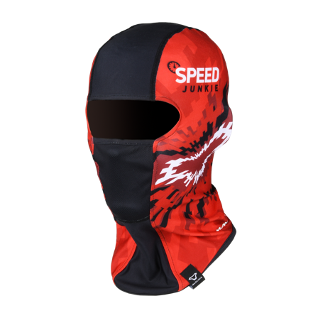 Bivakmuts Macna Mane Donkergrijs/Rood Onesize