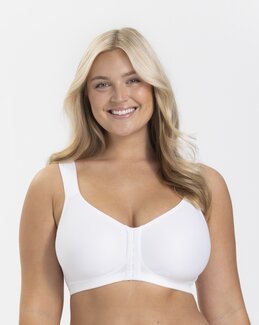 Keep Fresh framknäppt bh Vit - D100 - Miss Mary