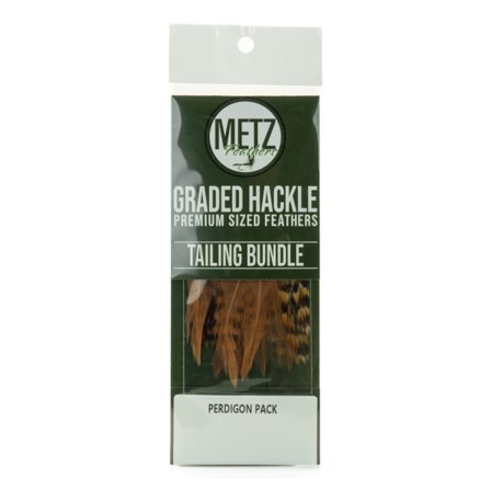 Metz Hackle Tailing Bundle 3-pcs - Perdigon