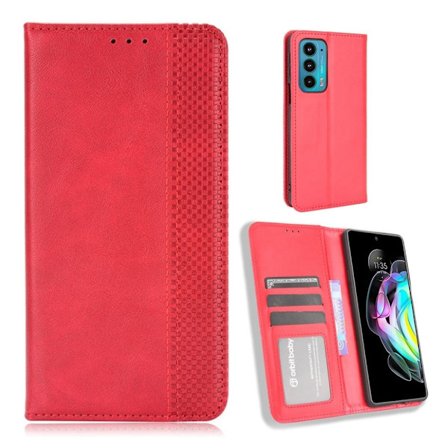 Bofink Vintage läder Motorola Edge 20 Lite / Motorola Edge 20 fodral - Röd