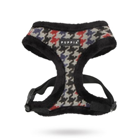 Puppia - TESSELL Black - Fodrad Hundsele - Hundsele