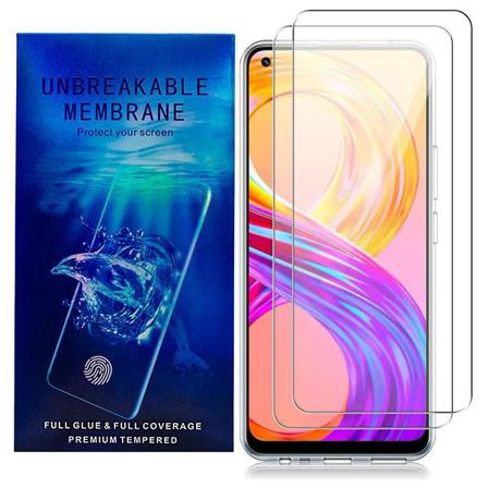 2-pack Realme 8 Pro Skärmskydd - Oförstörbar Membran Transparent