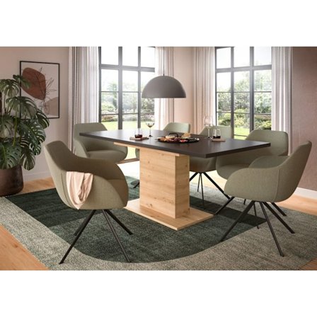 Rootz utdragbart matbord - utbyggbart bord - Matsalsbord - Hög hållbarhet - 150-190 cm x 76 cm x 80 cm