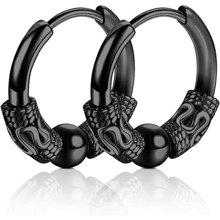 Creoler i 316L kirurgiskt rostfritt stål 14 mm 12 mm Vintage Car