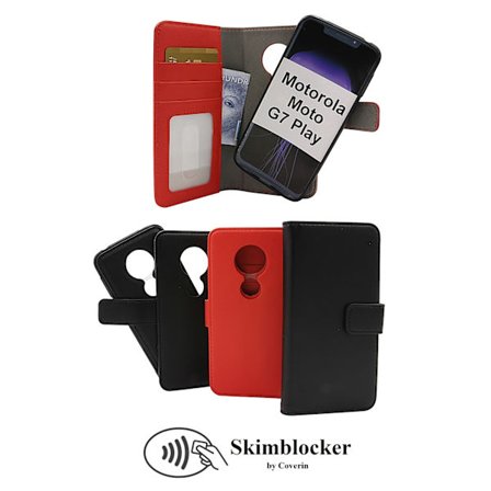 Skimblocker Magnet Wallet Motorola Moto G7 Play