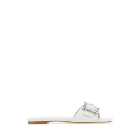 Stuart Weitzman, Sandals Biały, Kobieta, Rozmiar: 38 EU