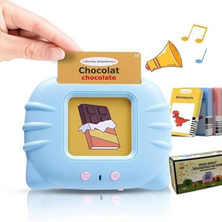 Pædagogisk legetøj - Talekort - Flerfarvet - 112 ark - Alder 1 til 6 - Sjove lyde