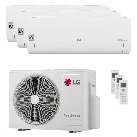 Condizionatore LG DUALCOOL Libero Smart trial split 7000+7000+12000 BTU inverter A+++ wifi unità esterna 5.2 kW