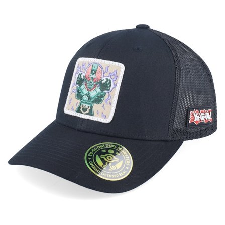 Yu-Gi-Oh! - Zwart trucker Cap - Jinzo Black Trucker - Yu-Gi-Oh @ Hatstore