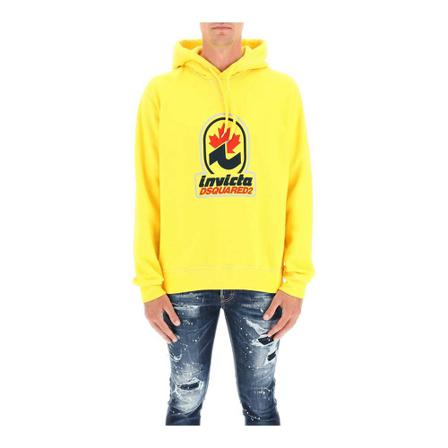 Dsquared2, Knitwear Geel, Heren, Maat:M