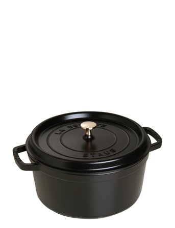 STAUB La Cocotte - Round Cast Iron - Black - 6.7L