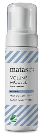 3 for 2 - Matas Striber Volume Mousse Uden Parfume 150 ml, Hår, Hårstyling, Volumen