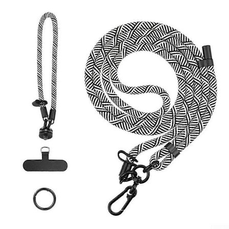 Anti-tap håndstropp for Insta360 X5-kamera, justerbar, slitesterk, svart og hvit farge (FMY)