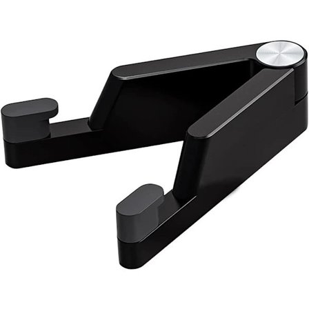 /EA/ Hopfällbart skrivbordsställ för telefon och surfplatta, justerbart, 10,2-26,7 cm, Svart
