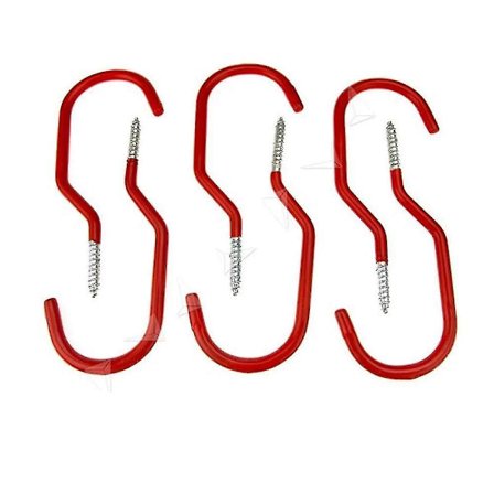 Cykelkrok, 10-pack cykelhållare set, cykelkrokar för garage, skruvbara verktygskrokar, stora krokar