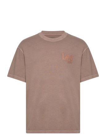 Loose Logo Tee Brown Lee Jeans