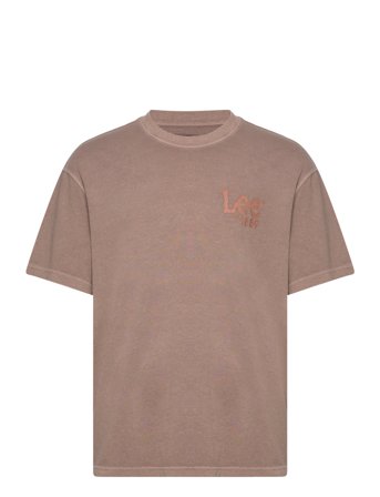 Loose Logo Tee Brown Lee Jeans