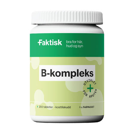 Faktisk B-kompleks tabletter, 200 stk.