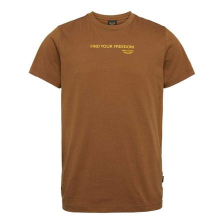 PME Legend Short sleeve r-neck t-shirt Brun, Herre T-shirts