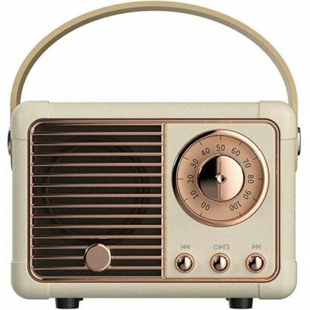 Bestsellende Retro Bluetooth-højttaler, Vintage FM-radio med klassisk stil, høj lydstyrke, trådløs Bluetooth 5.0-tilslutning, TF-kortunderstøttelse