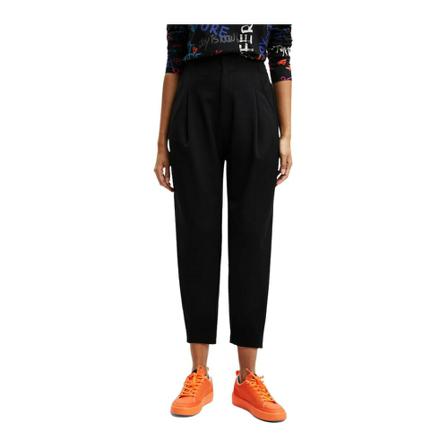Desigual, Tapered Trousers Zwart, Dames, Maat:XS