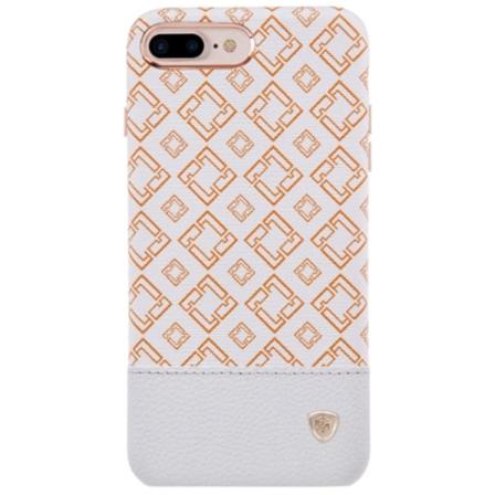 iPhone 7 - Stilrent skal med läderdetalj från NILLKIN Vit