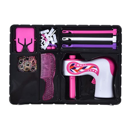 Elektrisk Hårfletter Automatisk Roterende Tvinningsmaskin Trygg DIY Styling Leke for Barn