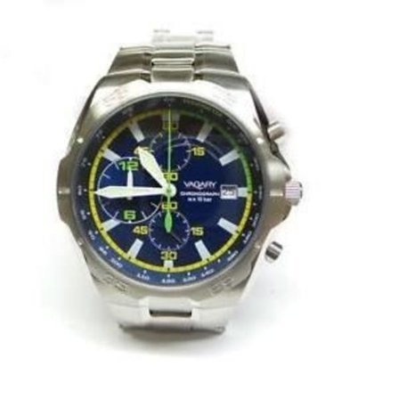 Klocka - Vagary - IA5-718-71 - Kvarts - Analog - Blått stål