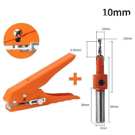 8-15mm Håndholdt Cirkel Rund Enkelt Hul Papirhul