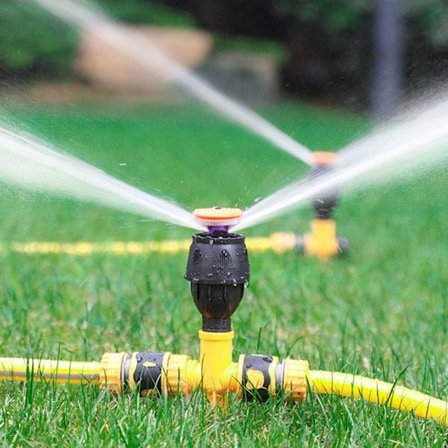 360° rotation automatiskt bevattningssystem Trädgård gräsmatta sprinkler Justerbar sprinkler