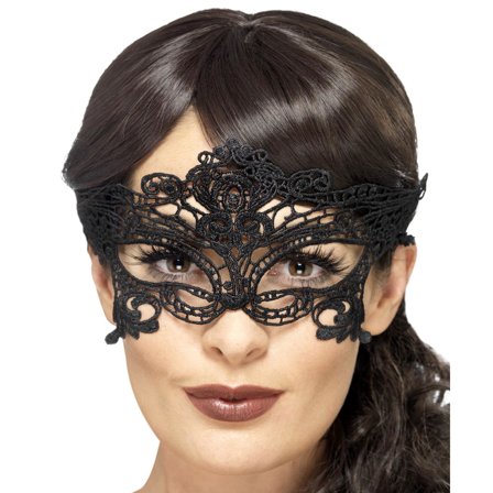 Sort Øjenmaske med Blonder