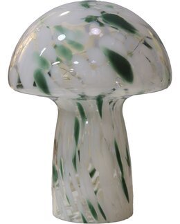 Dimbar bordslampa svamp marmorerat glas - Pixie Design