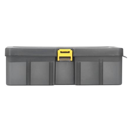 Bärbar fiskeredskap låda Plast dubbla lager lockkrok beteslåda Organizer case