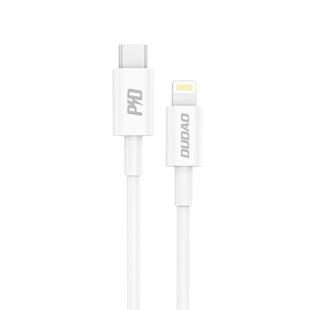 Dudao L6X USB-C - Lightning PD 20W 1m Kabel - Hvid