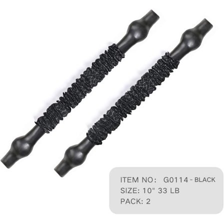 Tilbehør til træning, Fitnessgreb, Træning til hjemmet, Træning til hele kroppen, Bænkpresbånd Sort (33 LBS) - 10” Bænkpresbånd Sort