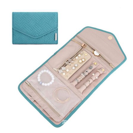 Rejsetaske til smykker, sammenfoldelig smykkeæske til rejser