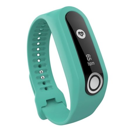 TomTom Touch Holdbart silikone rem - Turkis
