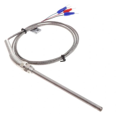 /EA/Professionell 5mmx100mm Pt100 Termoelement M8 Skruvgänga Längd 1 Meter-prob