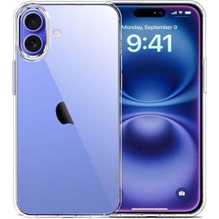 iPhone 16 Transparent TPU Skal