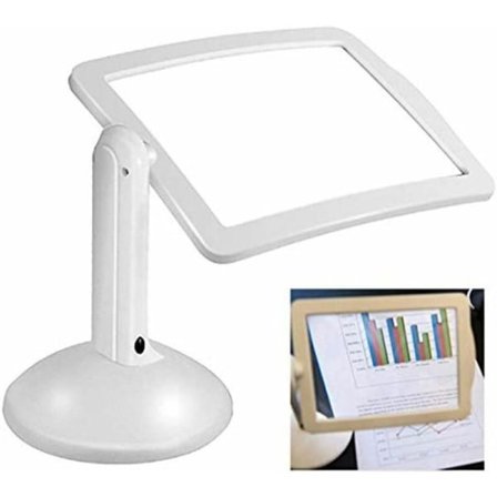 3x kompatibilitetsforstørrelsesglass med lys og stativ