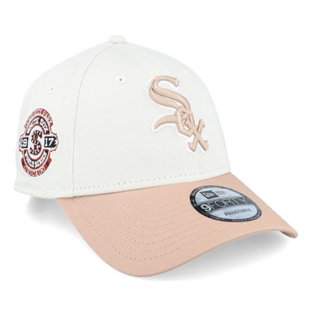 New Era - MLB Beige adjustable Cap - Chicago White Sox World Series 9FORTY Stone Adjustable @ Hatstore