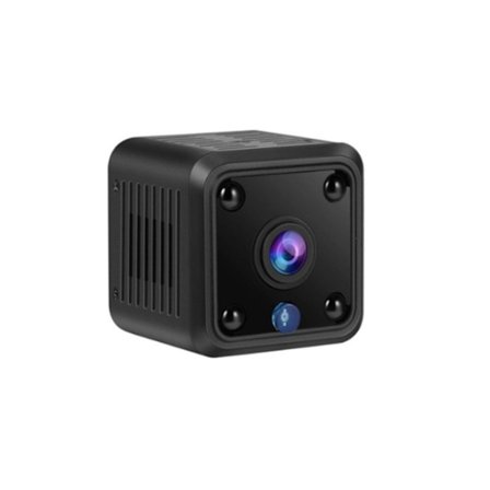 Trådlös Mini Kamera Video Barnvakt Säkerhetskamera med Mörkerseende och Rörelsedetektering Inbyggt Batteri Appövervakning YEMAESRE