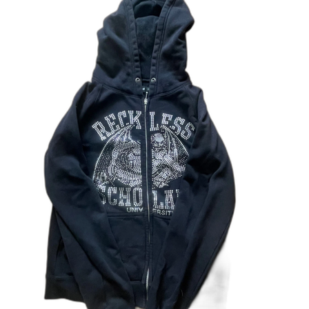 Reckless Schoolars zip hoodie