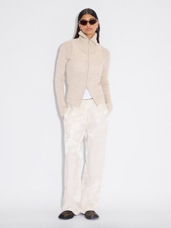 Holzweiler - Luka Jacquard Trouser - Sand - Womens - Extra Small