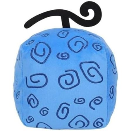 Blox Fruits Plys - 6" Contro Fruits Plys Blox Fruits Plys Sjov Plys Stoppet Pude, Blå