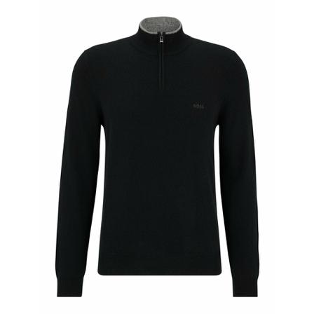 Hugo Boss, Knitwear Zwart, Heren, Maat:M