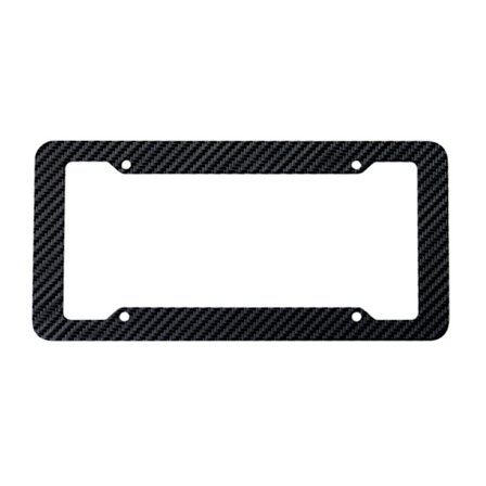 ABS Plast Bakre registreringsskylt Montering Ramhållare Stötfångarfäste 31x16cm Ram