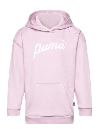 Ess+ Script Hoodie Tr G Pink PUMA