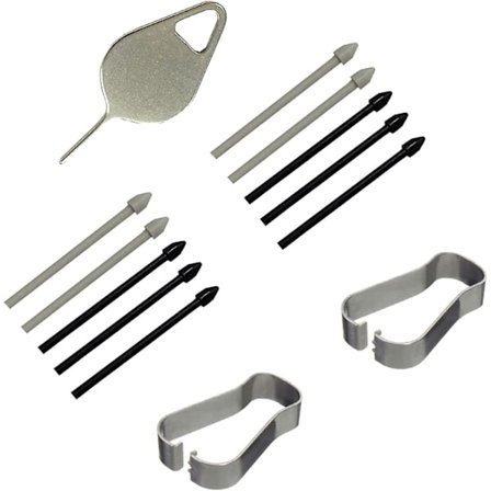 (2-pakning) Stylus S Pen-spisser/tupper erstatning for Samsung Galaxy Tab S7 11.0" Wi-fi/lte/5g, Galaxy Tab S7+/s7 Plus 12.4" Wi-fi/lte/5g